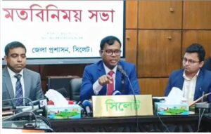 ১০ হাজার কোটি টাকাতেও আমাকে কেনা যাবে না— সিলেটের ডিসির স্পষ্ট চ্যালেঞ্জ